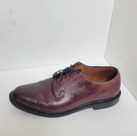 ALLEN EDMONDS OXBLOOD PARK AVENUE 1431 Leather Oxfords Dress Shoes Size 10.5